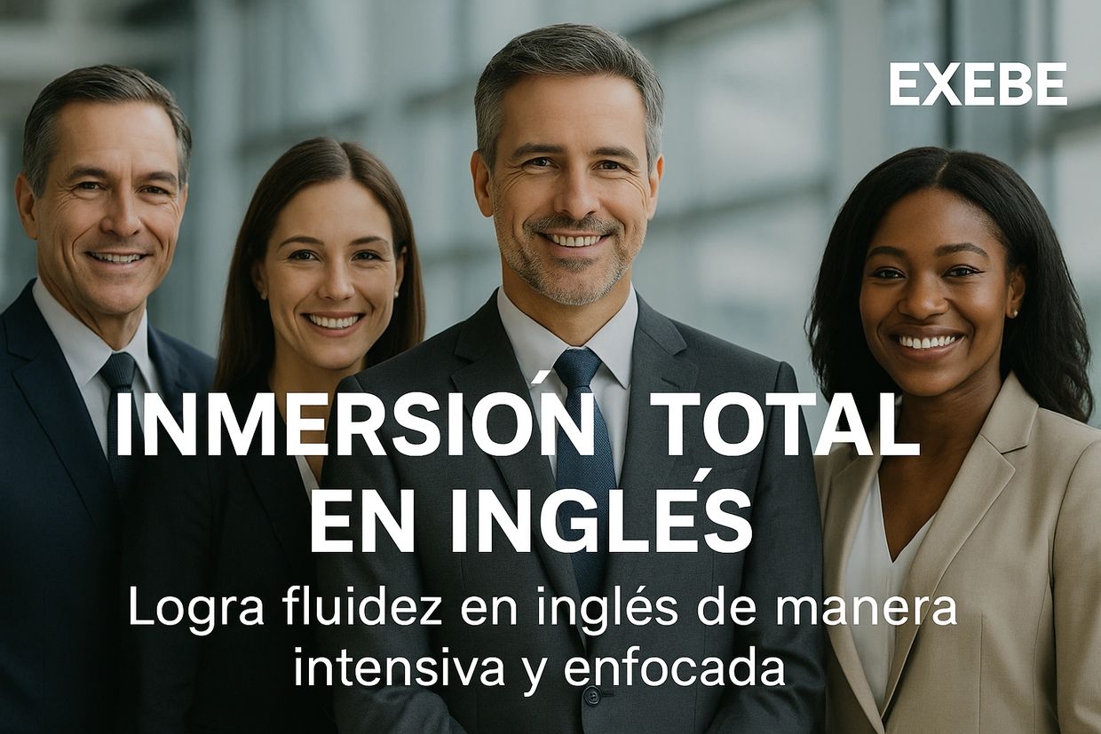 Inglés inmersión total en USA, virtual campus in EXEBE Business School