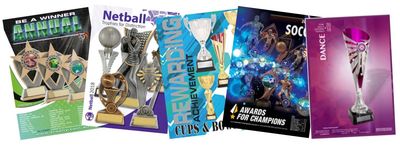 Latest colourful trophy catalogues