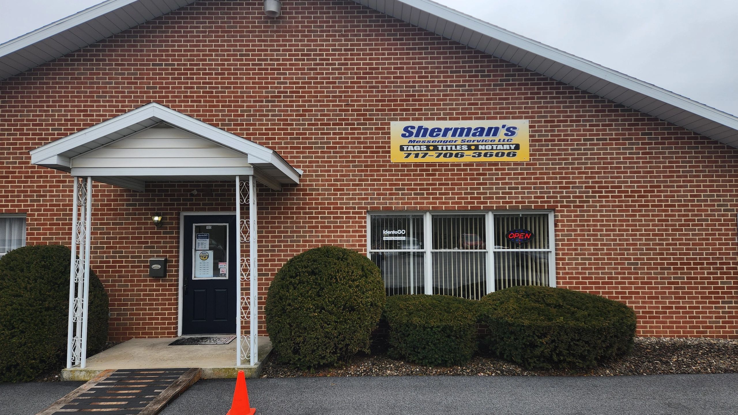 Sherman's Messenger Service Vehicle Title Transfers, Tags, Notary