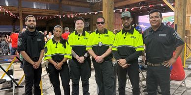 Our event staff protecting a community event