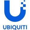 Blue Ubiquiti logo with stylized 'U' and name.