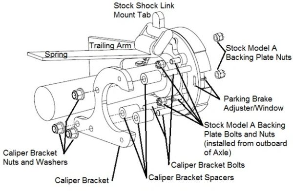 Rn85 Rear Brake Exploded View Rear Disc Brake Kit
