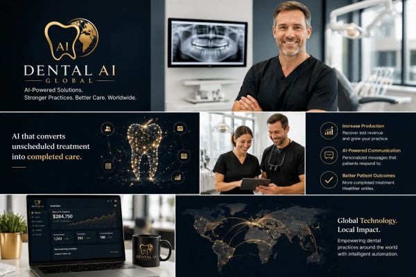 AI-powered dental solutions enhancing patient care and practice efficiency worldwide.