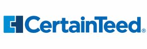 CertainTeed company logo in blue.