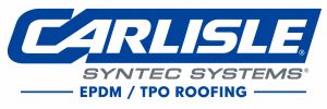 Logo of Carlisle SynTec Systems EPDM/TPO Roofing.