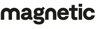 Logo with the word 'magnetic' in bold black font.