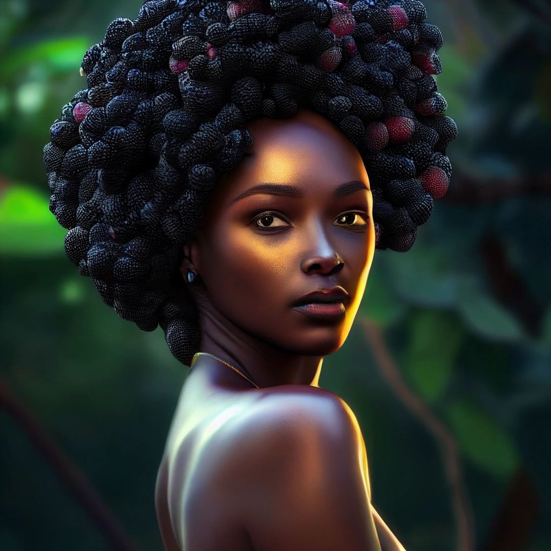 AI Generated Image of a Black Woman