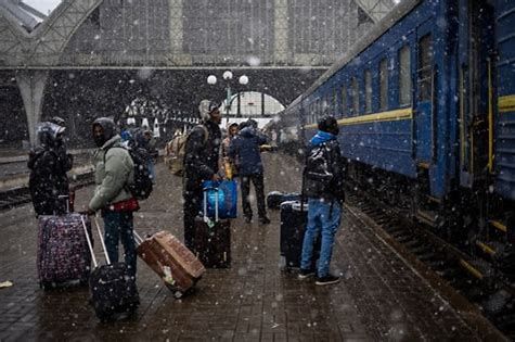 African Students turned away from the train in Ukraine