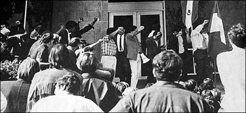 Protests at University of California at Santa Barbara in 1968