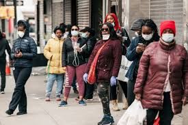 African American women on a street corner