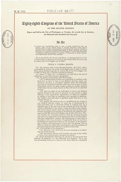 Civil Rights Act of 1964