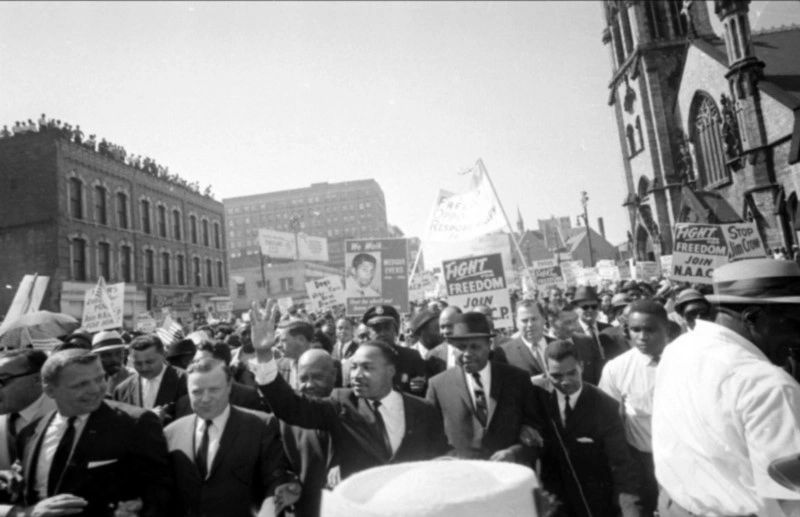Martin Luther King and Detroit March, 1963