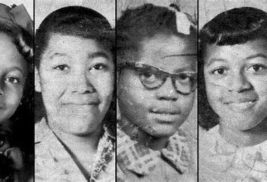 Cynthia Wesley, Denise McNair, Addie MaeCollins and Carole Robnison