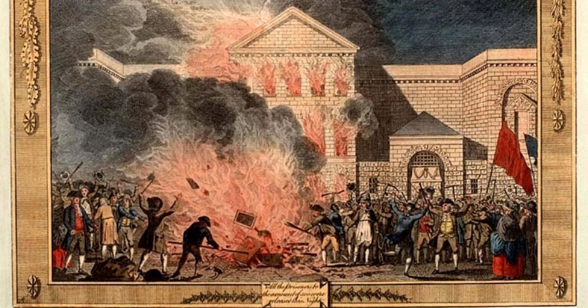 Gordon Riots in London in 1780