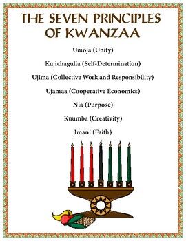 Kwanzaa: First Fruits, December 26th to January 1st
