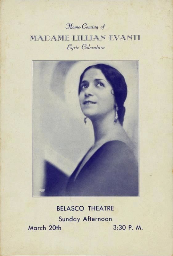 Lillian Evanti, Opera Singer