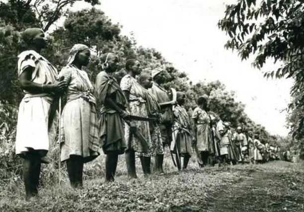 Independence fighters in Kenya, 1953