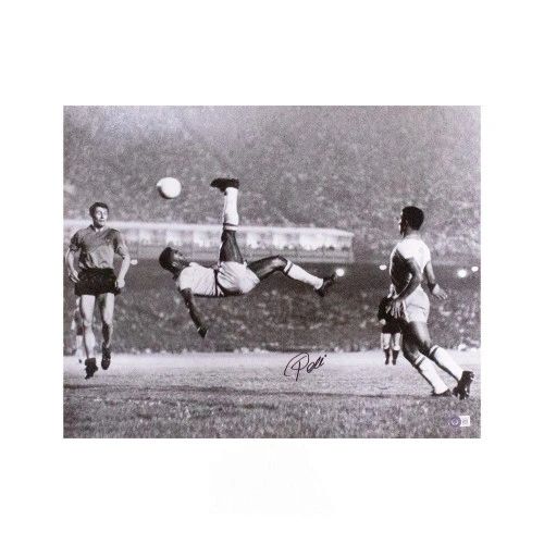 Pele (middle) legendary soccer player in Brazil