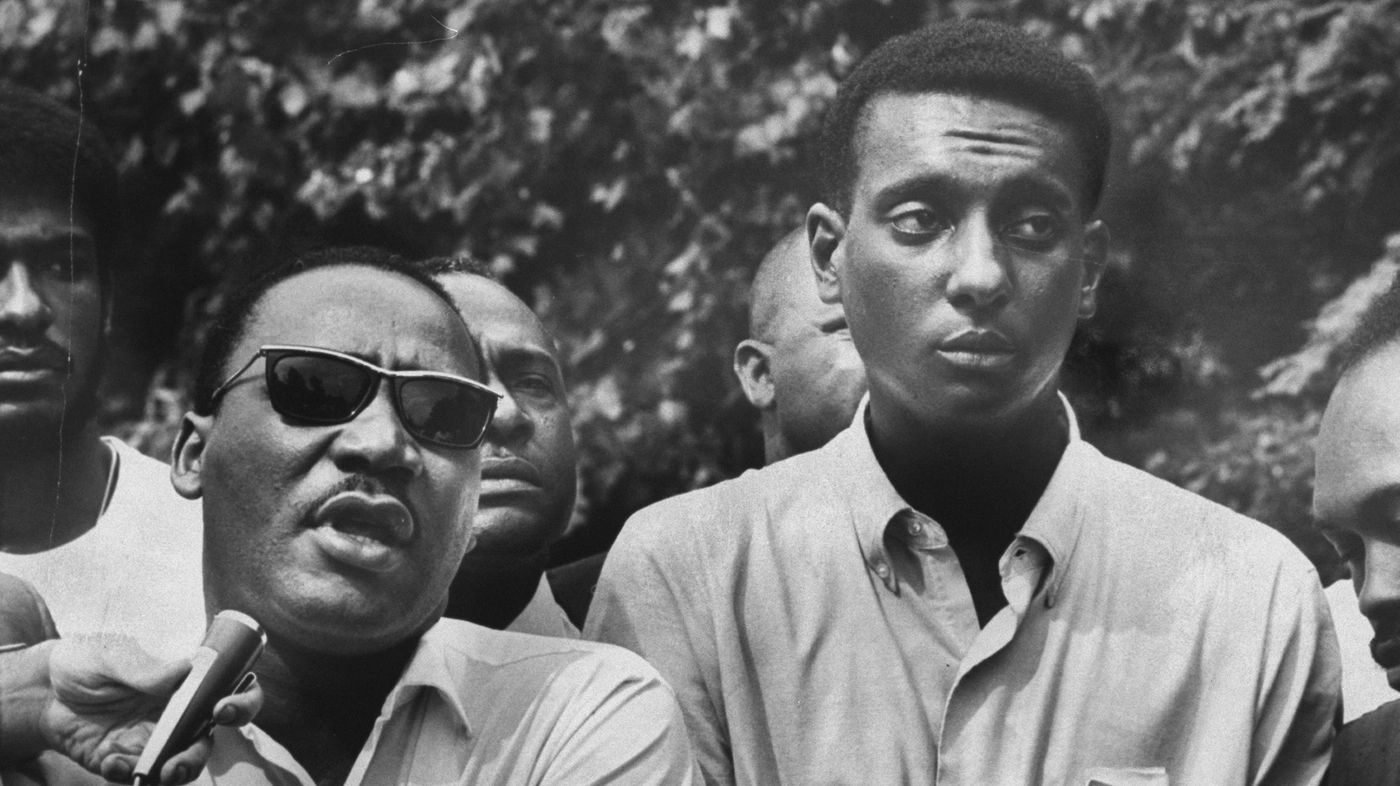 Stokely Carmichael and Martin Luther King, 1966