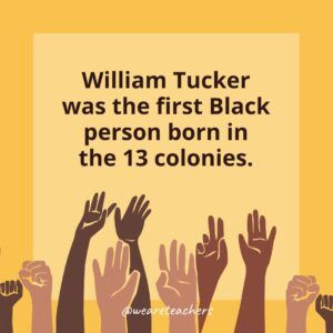 William Tucker, First African Born in the 13 Colonies