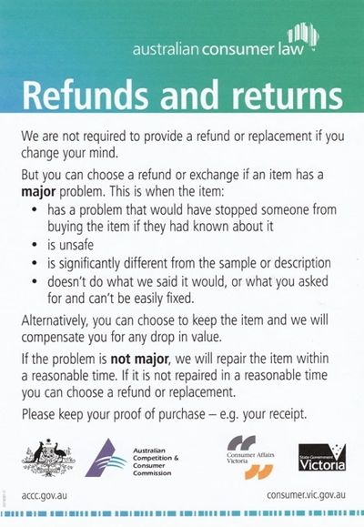 Refunds and Returns Policy. 