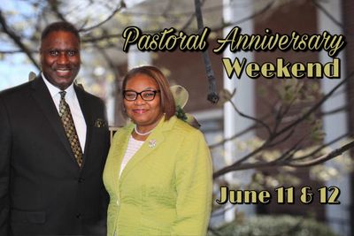 Couple celebrating Pastoral Anniversary Weekend on June 11 &amp; 12.