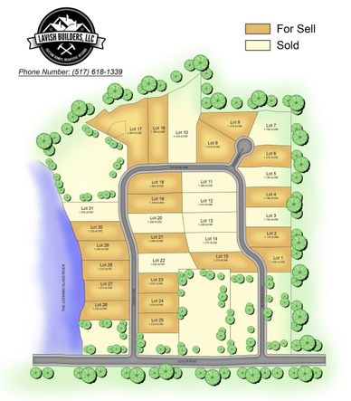 Portland, Michigan subdivision map