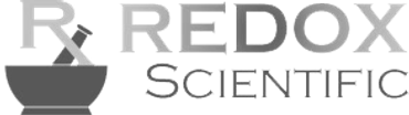 Logo of Redox Scientific with a mortar and pestle symbol.