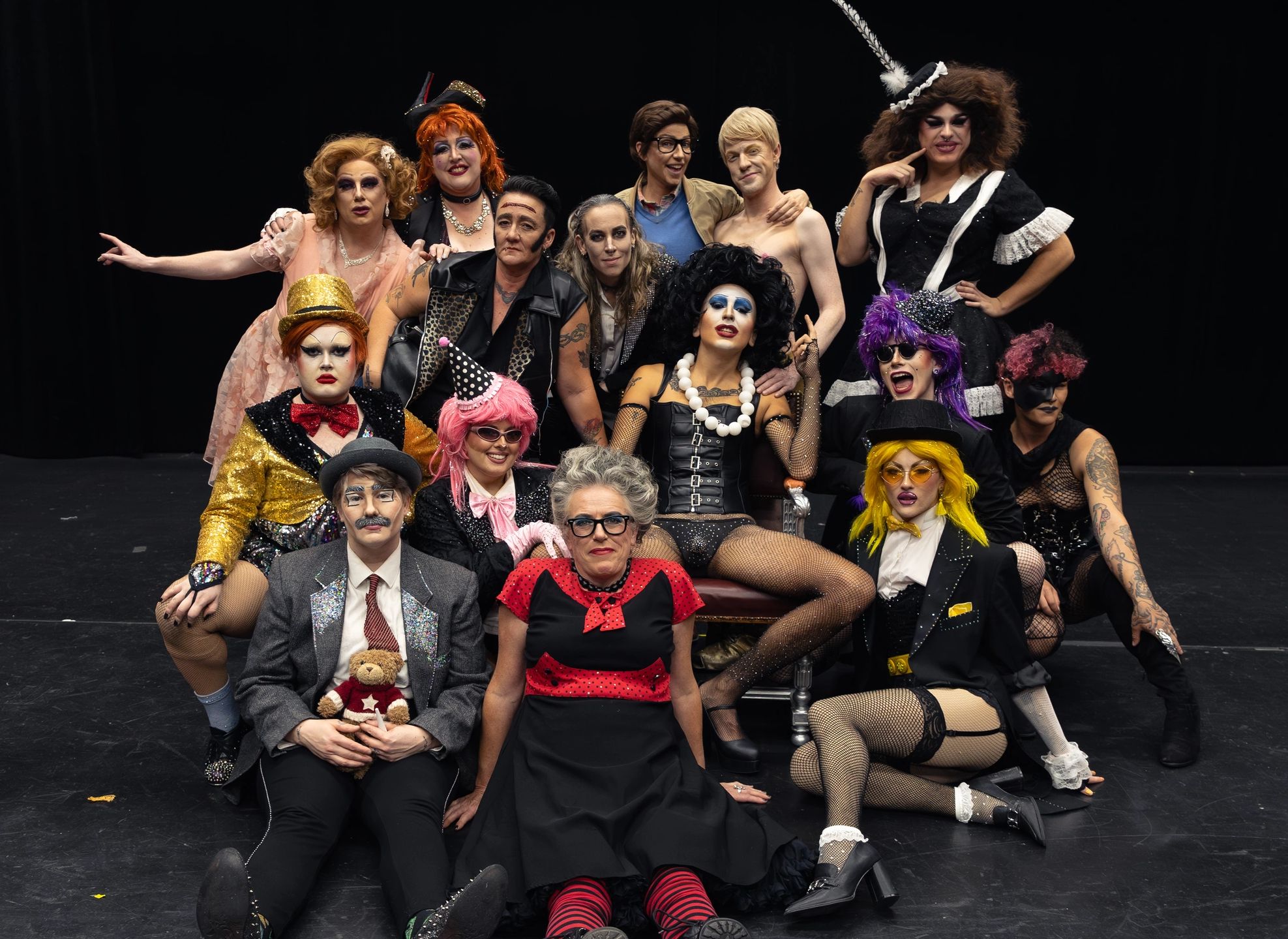 The Cast of Rocky Horror Picture Show Live at the Metro Studio Theatre