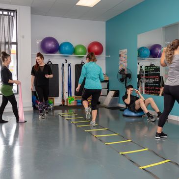 entrainement en circuit, entrainement semi-privé, cours de groupe