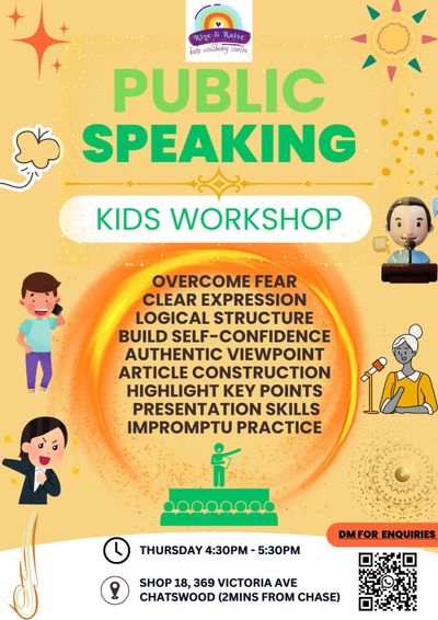 Kids Public Speaking Workshop