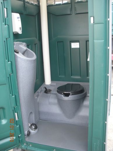 Deluxe Flushable Porta Potty with Handwash Sink (no Urinal) – Single –  Order Online for King Porta Potty Rental