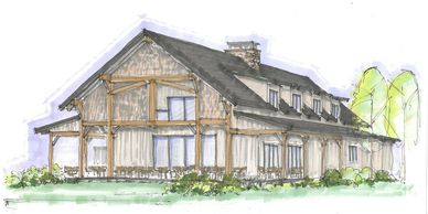 Designed by local Hendersonville architect, Wayland Shamburger, the lodge will be home base for acti