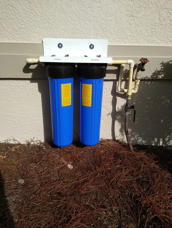 This is our double chamber water filtration system for providing safe and clean water.