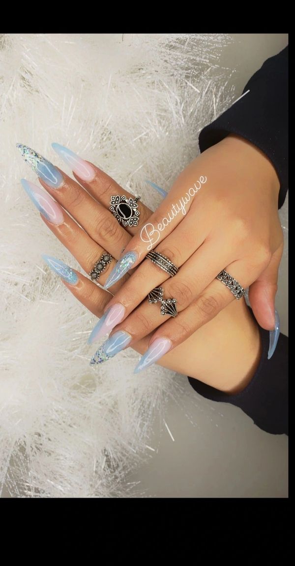 Extra long acrylic nails
