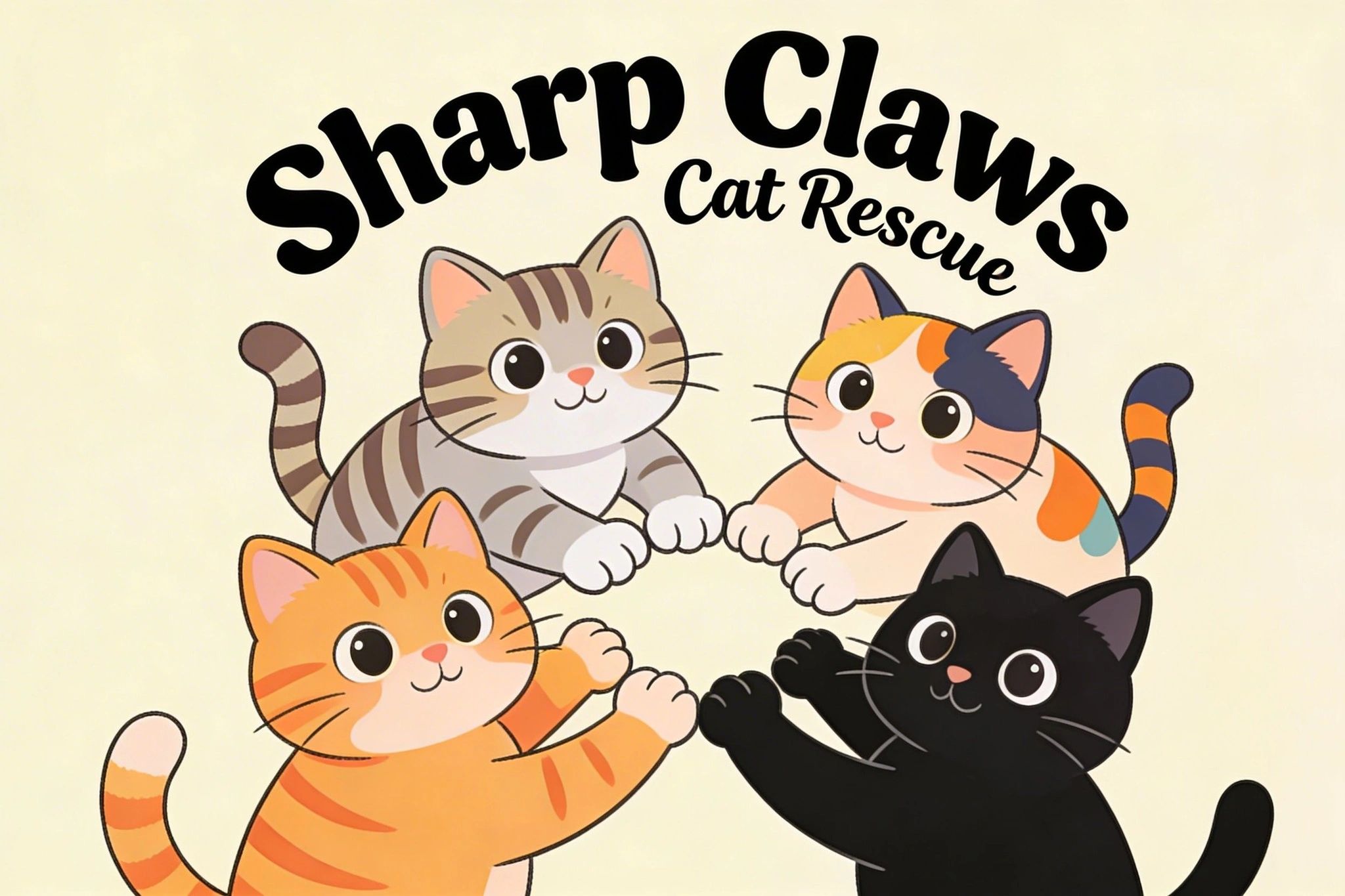 Sharp Claws Cat Rescue logo