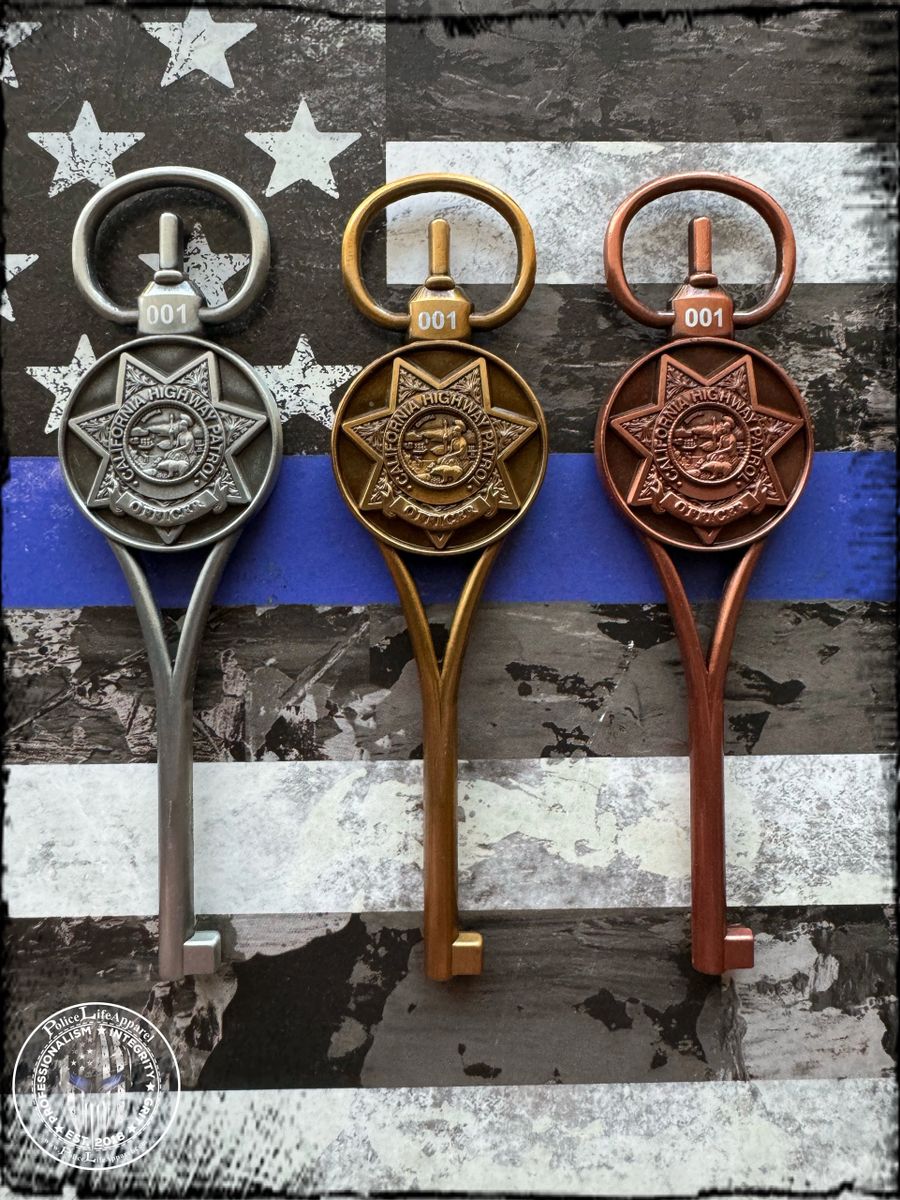 CHP Handcuff Key Challenge Coin