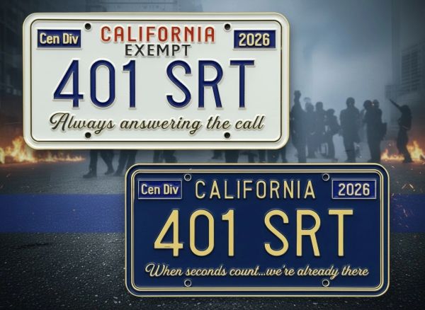 SRT CEN DIV License Plate Challenge Coin