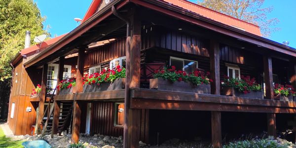 A Stained Board and Batten House