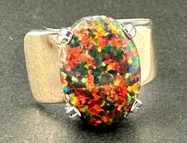 mexican opal in 14k and ss 