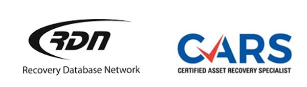 Logos of Recovery Database Network and Certified Asset Recovery Specialist.