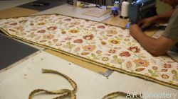 Sewing the Top Cushion Panel