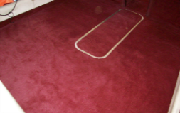 Completed Boat Carpet Installation