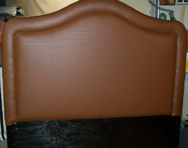 Embosssed Leather Headboard