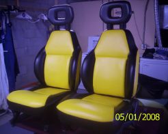 Re-Upholstered Bucket Seats