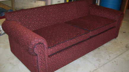 Custom Upholstered Showroom Sofa