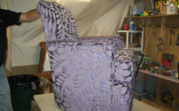 Upholstered outside arm