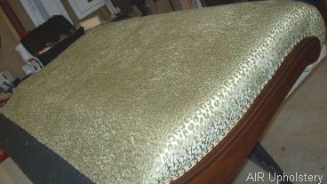 Re-upholstered Queen Headboard