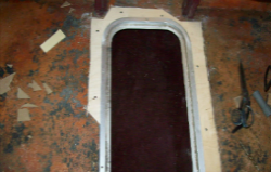 Boat floor and wood frame repair