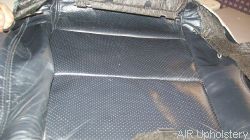 Repaired Acura Seat Seam